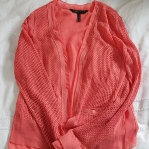 BCBG MAXAZRIA Eugene Pointelle Cardigan